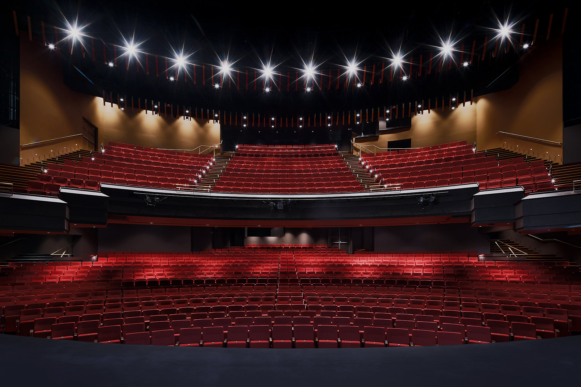 Interior photograph of Theatre Royal Sydney by Terence Chin